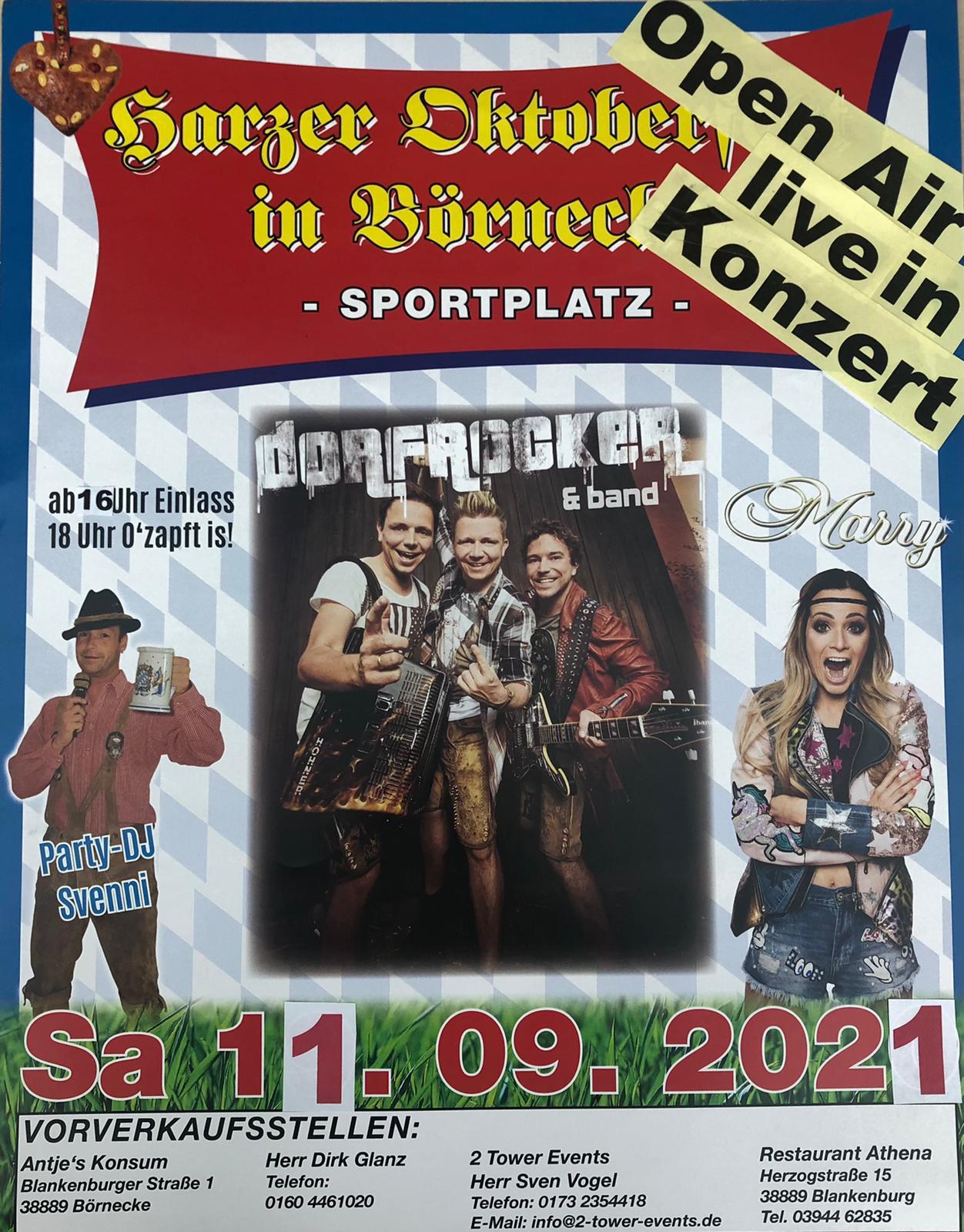 11.09.2021 - Harzer Oktoberfest Börnecke
